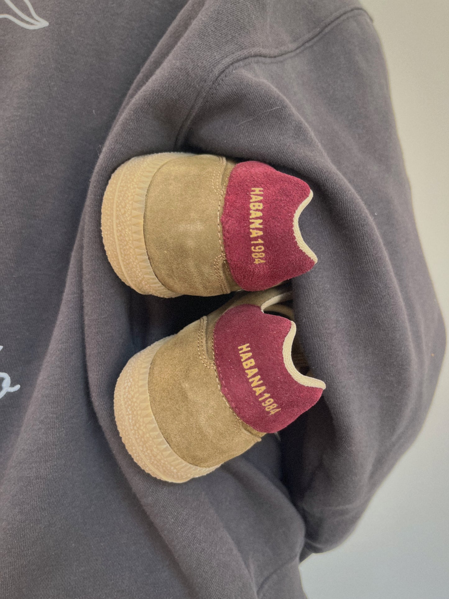 Zapatillas Habana en piel trebol