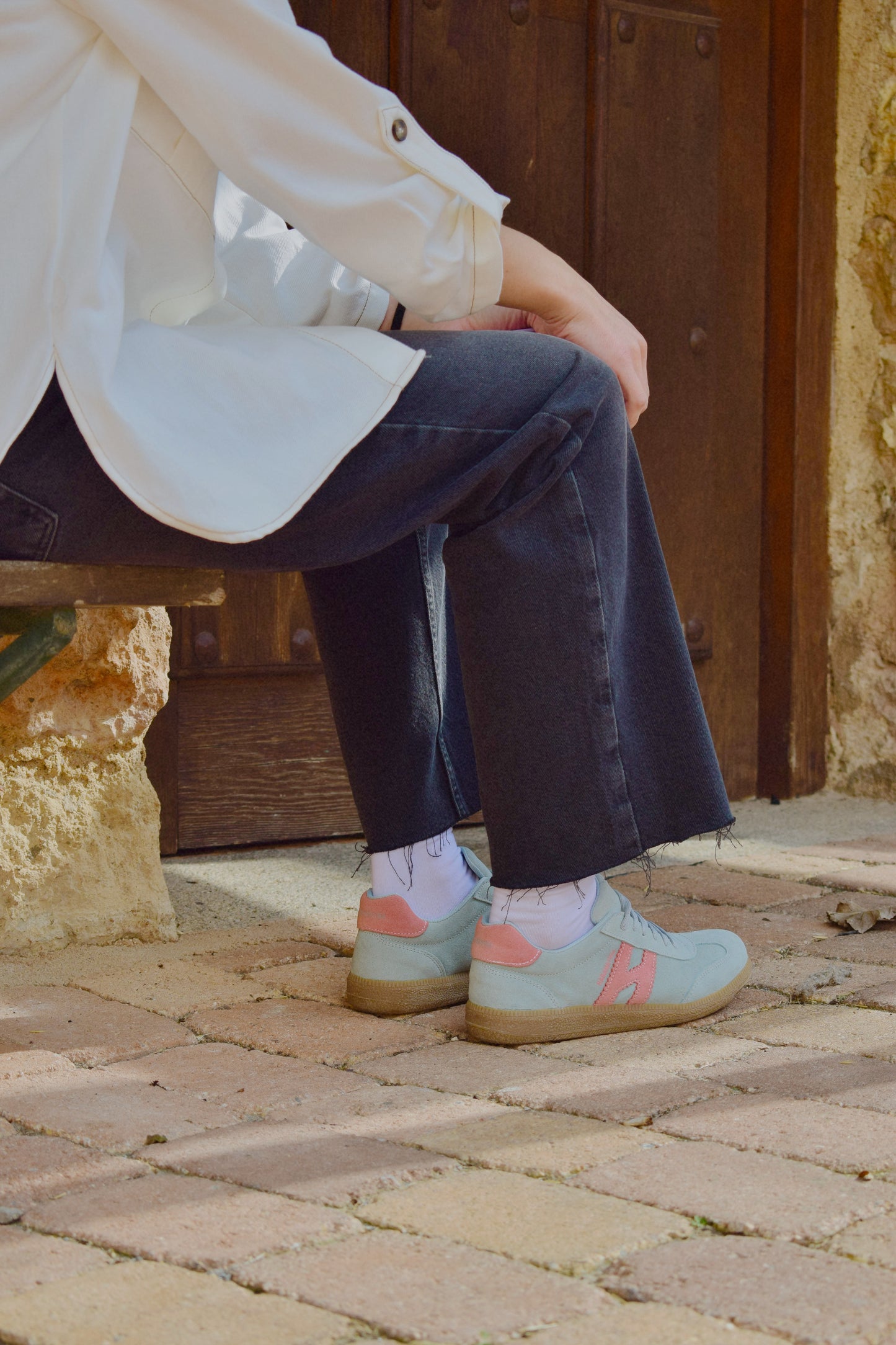 Zapatillas Habana azul y rosa