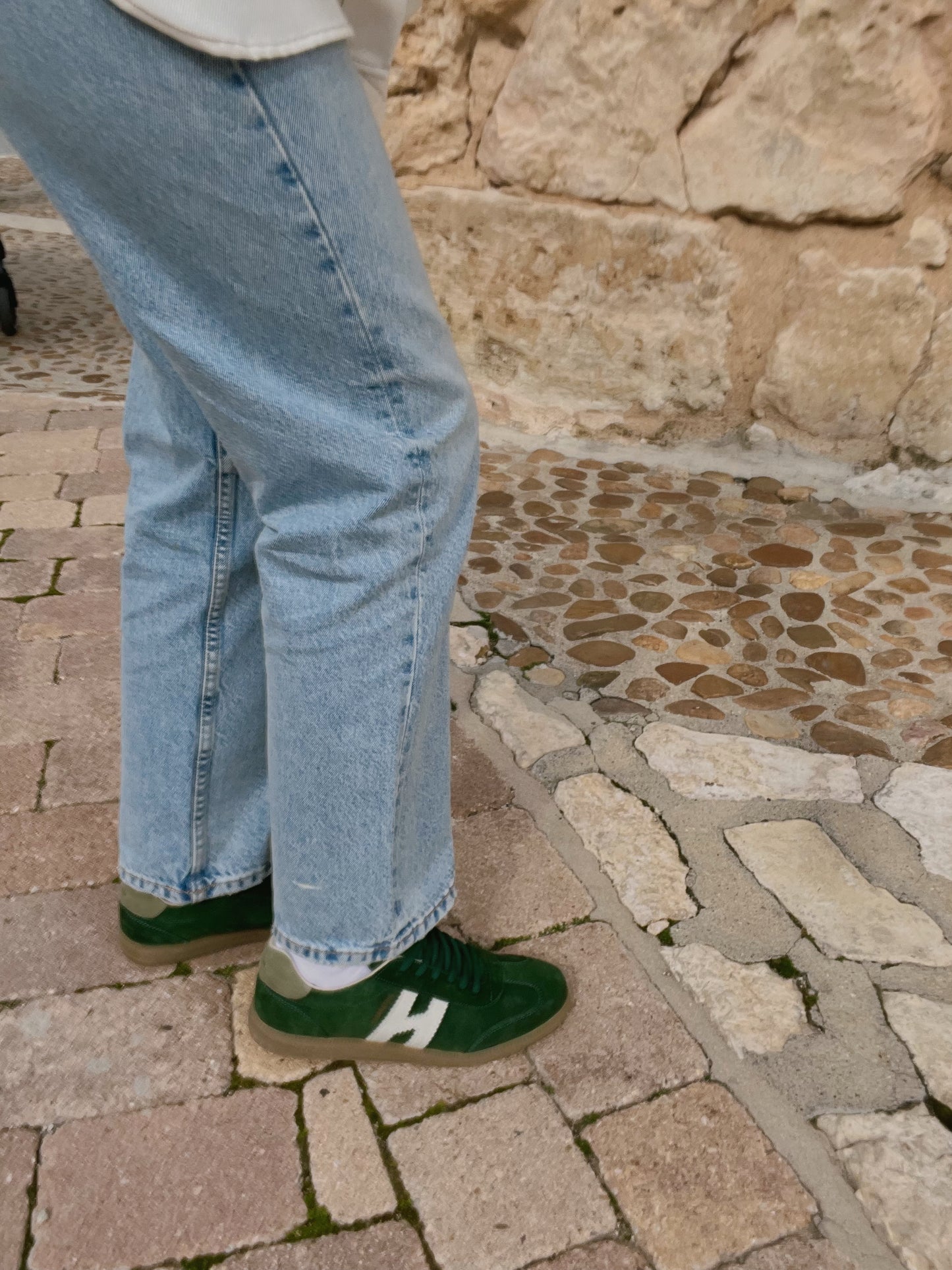Zapatillas Habana de piel en Bosque
